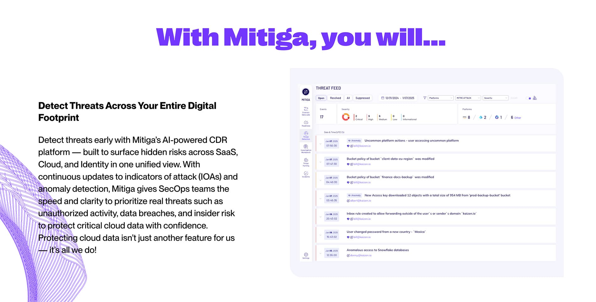 Mitiga Homepage
