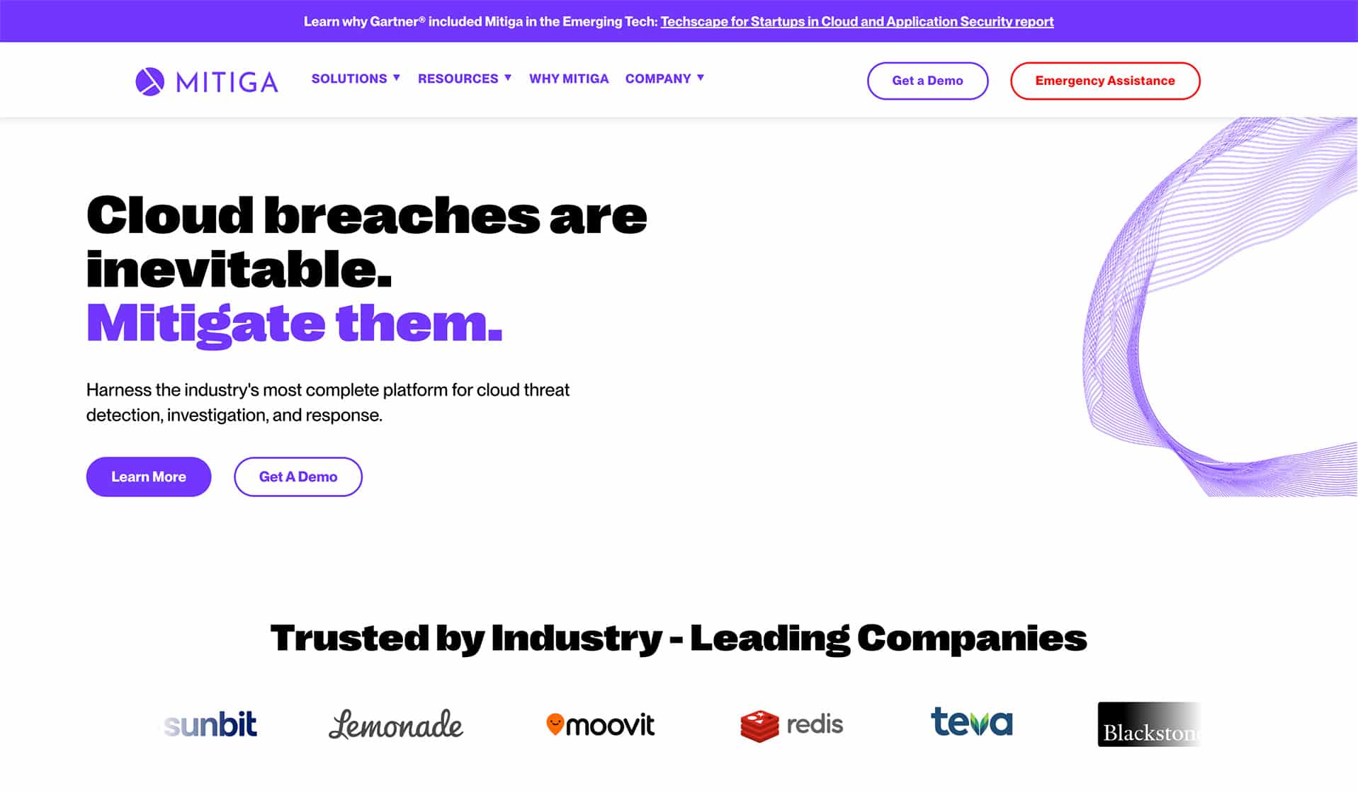 Mitiga Homepage